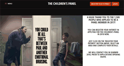 Desktop Screenshot of childrenspanelscotland.org